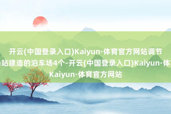 开云(中国登录入口)Kaiyun·体育官方网站调节国铁要津场站建造的泊车场4个-开云(中国登录入口)Kaiyun·体育官方网站