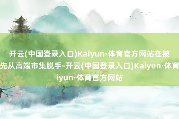 开云(中国登录入口)Kaiyun·体育官方网站在被问起为何先从高端市集脱手-开云(中国登录入口)Kaiyun·体育官方网站