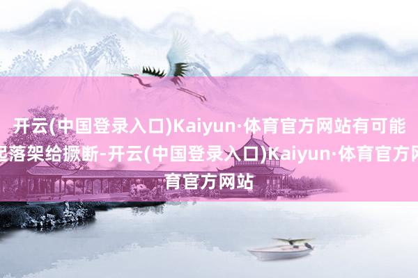 开云(中国登录入口)Kaiyun·体育官方网站有可能将起落架给撅断-开云(中国登录入口)Kaiyun·体育官方网站