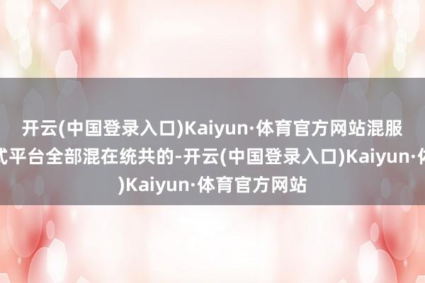 开云(中国登录入口)Kaiyun·体育官方网站混服即是其他各式平台全部混在统共的-开云(中国登录入口)Kaiyun·体育官方网站