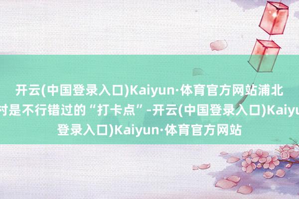 开云(中国登录入口)Kaiyun·体育官方网站浦北县小江街谈平马村是不行错过的“打卡点”-开云(中国登录入口)Kaiyun·体育官方网站